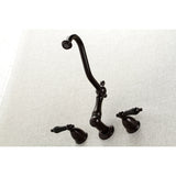 Duchess Two-Handle 3-Hole Wall Mount Roman Tub Faucet