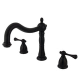 Heritage Two-Handle 3-Hole Deck Mount Roman Tub Faucet