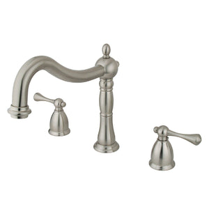 Heritage Two-Handle 3-Hole Deck Mount Roman Tub Faucet