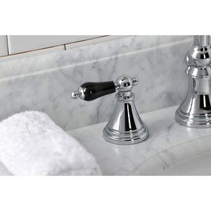 Duchess Two-Handle 3-Hole Deck Mount Widespread Bathroom Faucet with Brass Pop-Up