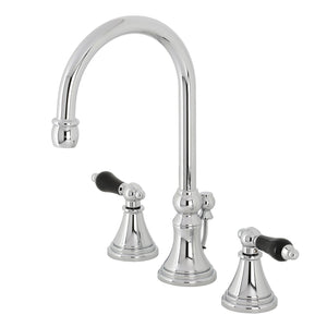 Duchess Two-Handle 3-Hole Deck Mount Widespread Bathroom Faucet with Brass Pop-Up