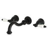 Restoration Two-Handle 3-Hole Wall Mount Roman Tub Faucet