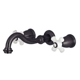 Restoration Two-Handle 3-Hole Wall Mount Roman Tub Faucet