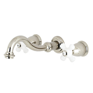 Restoration Two-Handle 3-Hole Wall Mount Roman Tub Faucet