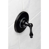 Single-Handle Wall Mount Three-Way Diverter Valve with Trim Kit