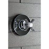 Single-Handle Wall Mount Three-Way Diverter Valve with Trim Kit