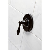 Single-Handle Wall Mount Three-Way Diverter Valve with Trim Kit