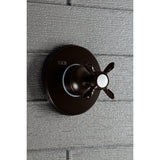 Single-Handle Wall Mount Three-Way Diverter Valve with Trim Kit