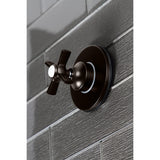 Single-Handle Wall Mount Three-Way Diverter Valve with Trim Kit