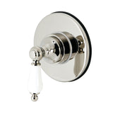 Single-Handle Wall Mount Three-Way Diverter Valve with Trim Kit