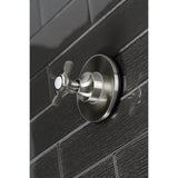 Single-Handle Wall Mount Three-Way Diverter Valve with Trim Kit