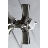 Single-Handle Wall Mount Three-Way Diverter Valve with Trim Kit