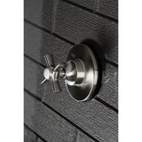 Single-Handle Wall Mount Three-Way Diverter Valve with Trim Kit