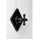 Single-Handle Wall Mount Three-Way Diverter Valve with Trim Kit