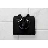 Single-Handle Wall Mount Three-Way Diverter Valve with Trim Kit