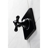 Single-Handle Wall Mount Three-Way Diverter Valve with Trim Kit