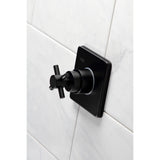 Concord Single-Handle Three-Way Diverter Valve with Square Trim Kit