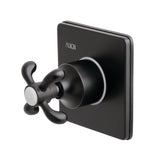 Single-Handle Wall Mount Three-Way Diverter Valve with Trim Kit