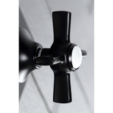 Single-Handle Three-Way Diverter Valve with Square Trim Kit