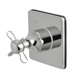 Single-Handle Wall Mount Three-Way Diverter Valve with Trim Kit