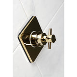 Concord Single-Handle Three-Way Diverter Valve with Square Trim Kit