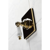 Single-Handle Wall Mount Three-Way Diverter Valve with Trim Kit