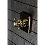 Single-Handle Wall Mount Three-Way Diverter Valve with Trim Kit