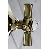 Single-Handle Three-Way Diverter Valve with Square Trim Kit