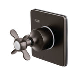 Single-Handle Wall Mount Three-Way Diverter Valve with Trim Kit