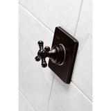 Single-Handle Wall Mount Three-Way Diverter Valve with Trim Kit