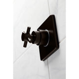 Concord Single-Handle Three-Way Diverter Valve with Square Trim Kit