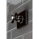 Single-Handle Three-Way Diverter Valve with Square Trim Kit