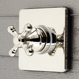 Single-Handle Wall Mount Three-Way Diverter Valve with Trim Kit