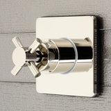 Concord Single-Handle Three-Way Diverter Valve with Square Trim Kit