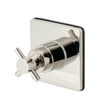 Concord Single-Handle Three-Way Diverter Valve with Square Trim Kit