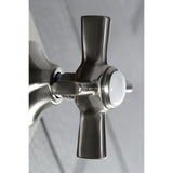 Single-Handle Three-Way Diverter Valve with Square Trim Kit