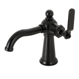 Knight Single-Handle 1-Hole Deck Mount Bathroom Faucet with Push Pop-Up