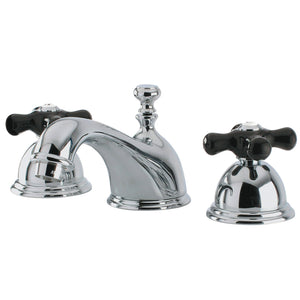 Duchess Two-Handle 3-Hole Deck Mount Widespread Bathroom Faucet with Brass Pop-Up Drain