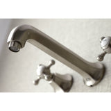 Metropolitan Two-Handle 3-Hole Wall Mount Roman Tub Faucet