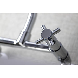 Concord Two-Handle 2-Hole Wall Mount Kitchen Faucet