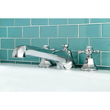 Vintage Two-Handle 3-Hole Deck Mount Roman Tub Faucet