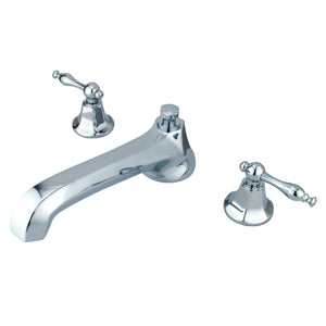 Metropolitan Two-Handle 3-Hole Deck Mount Roman Tub Faucet