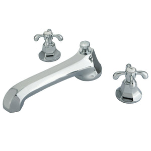 Vintage Two-Handle 3-Hole Deck Mount Roman Tub Faucet