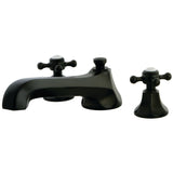 Vintage Two-Handle 3-Hole Deck Mount Roman Tub Faucet