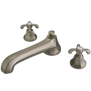 Vintage Two-Handle 3-Hole Deck Mount Roman Tub Faucet