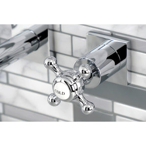 Metropolitan Two-Handle 3-Hole Wall Mount Roman Tub Faucet