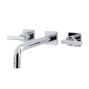 Manhattan Two-Handle 3-Hole Wall Mount Roman Tub Faucet