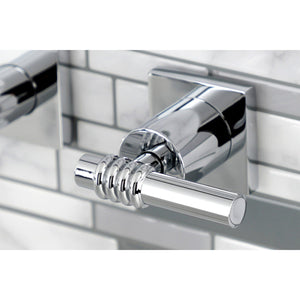 Milano Two-Handle 3-Hole Wall Mount Roman Tub Faucet