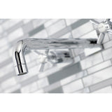 Millennium Two-Handle 3-Hole Wall Mount Roman Tub Faucet