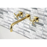 Millennium Two-Handle 3-Hole Wall Mount Roman Tub Faucet